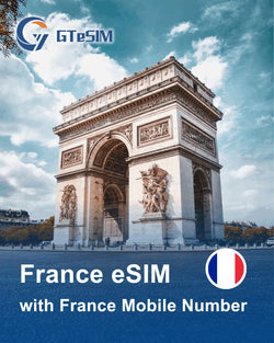 法国eSIM,带法国手机号码