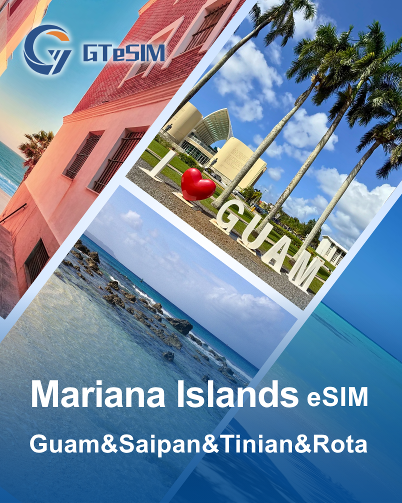 Guam & Northern Mariana Islands(Saipan, Tinian, Rota) eSIM