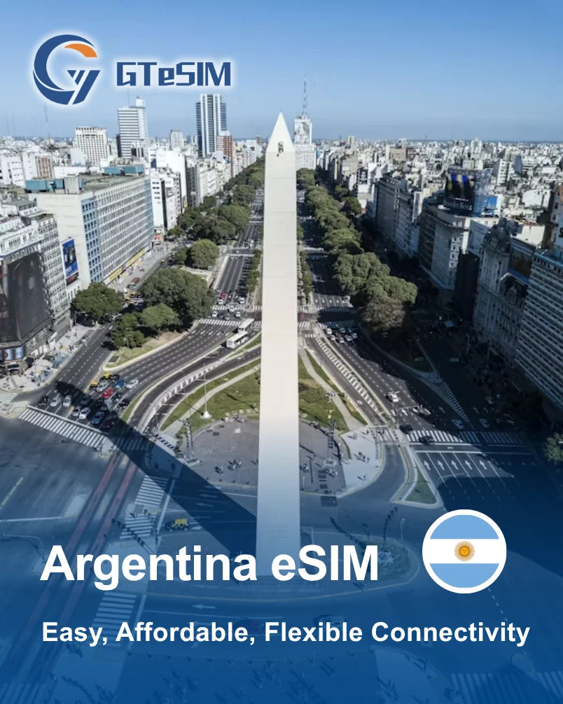 eSIM para Sudamérica (Brasil y Argentina y Chile y Ecuador y Perú y Uruguay y Guayana Francesa y Colombia)
