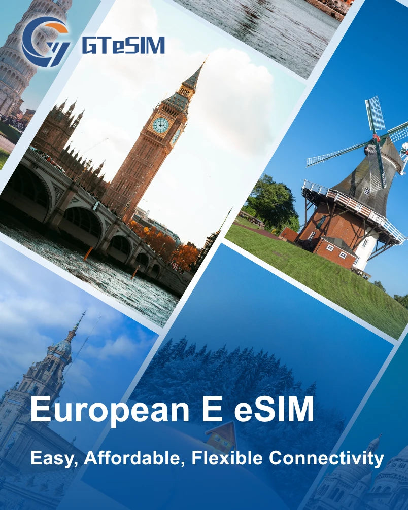 eSIM de viaje por Europa (39 países)