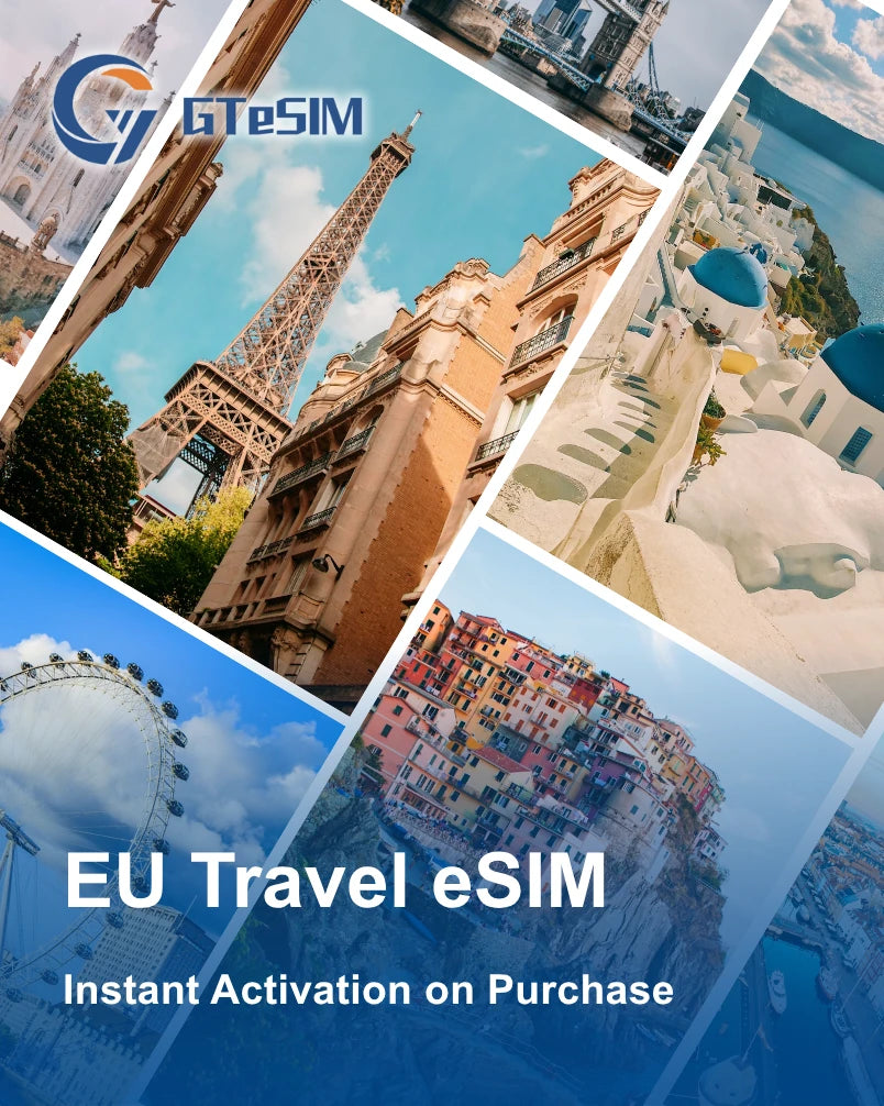 EU travel eSIM（Data + Calls, activation upon placing an order, 43 destinations）