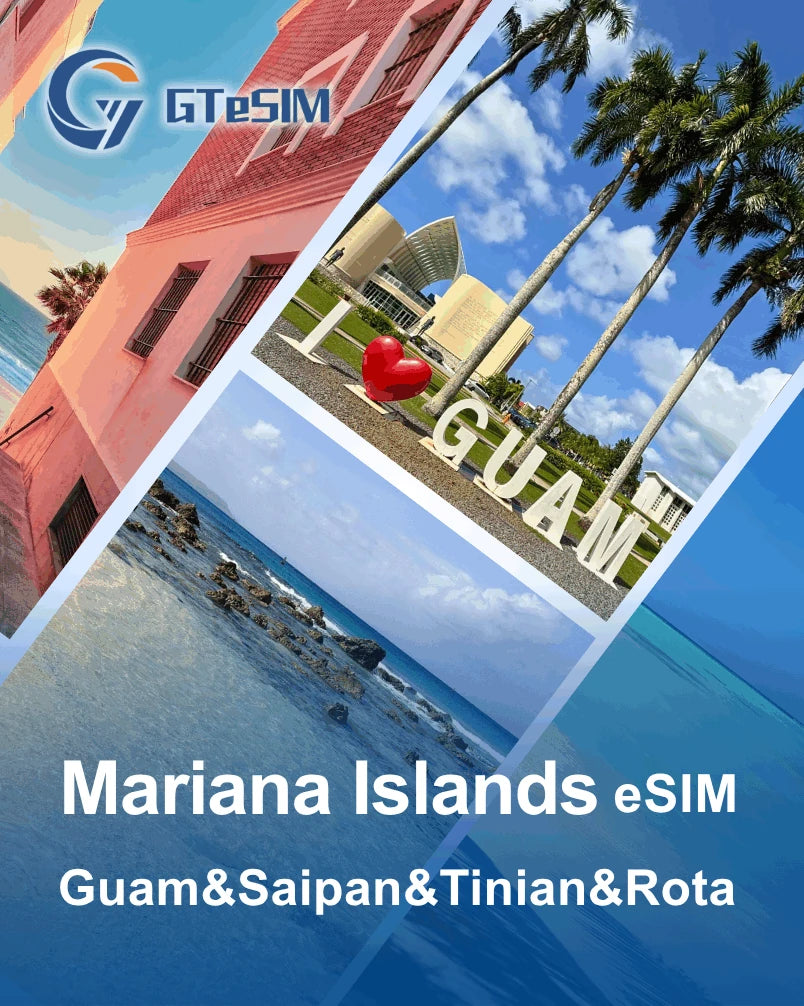 eSIM de Guam y las Islas Marianas del Norte (Saipán, Tinian, Rota)