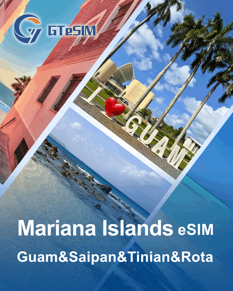 Guam & Northern Mariana Islands(Saipan, Tinian, Rota) eSIM