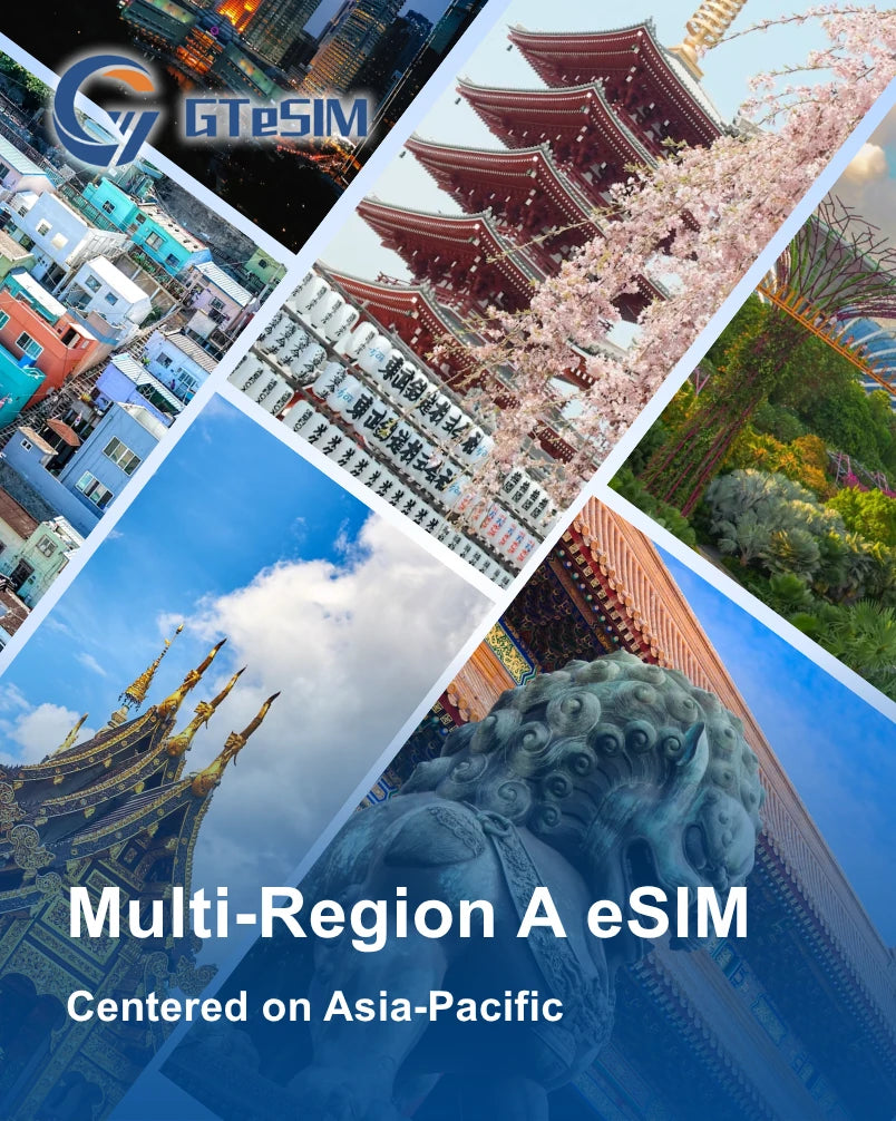 24个国家/地区通用旅行eSIM卡