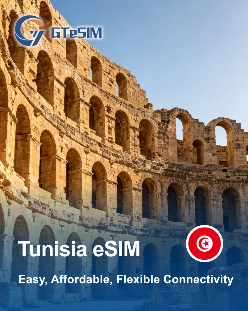 eSIM africana (Argelia, Túnez, Egipto, Sudáfrica, Ghana y Reunión)