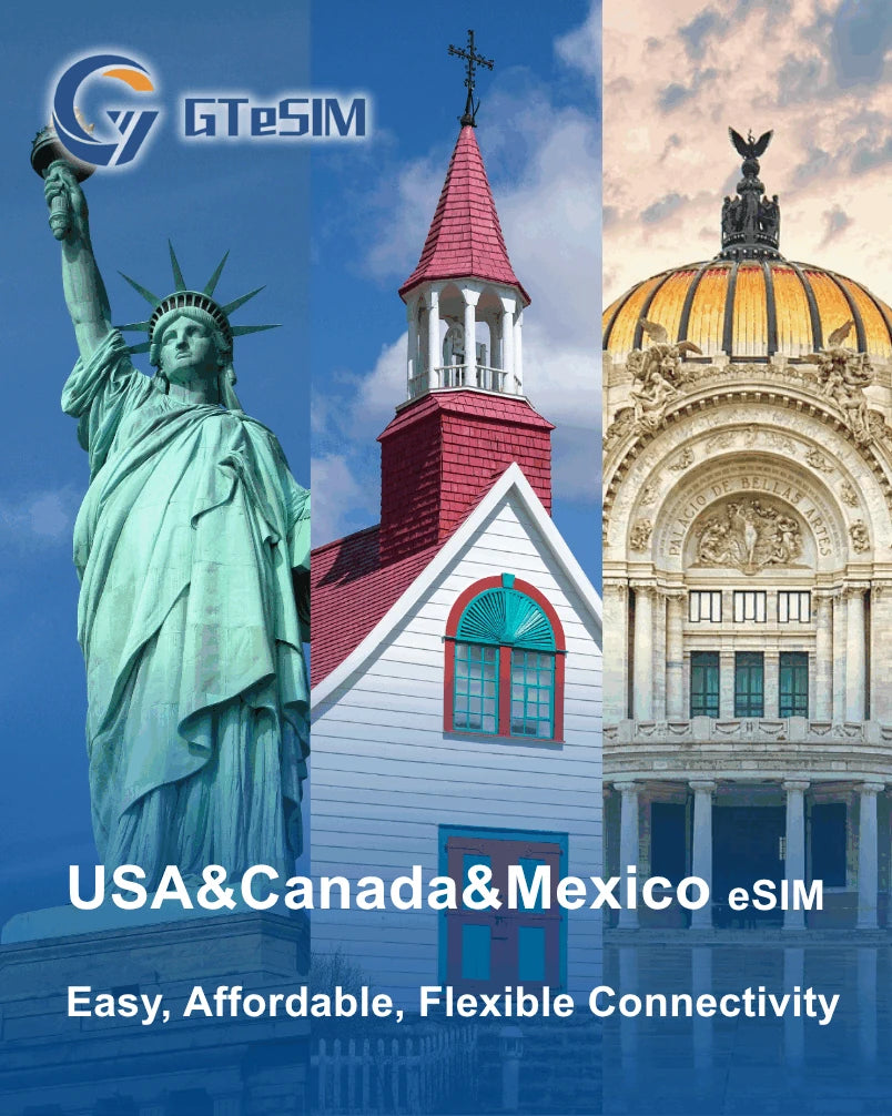 eSIM de EE. UU., Canadá y México